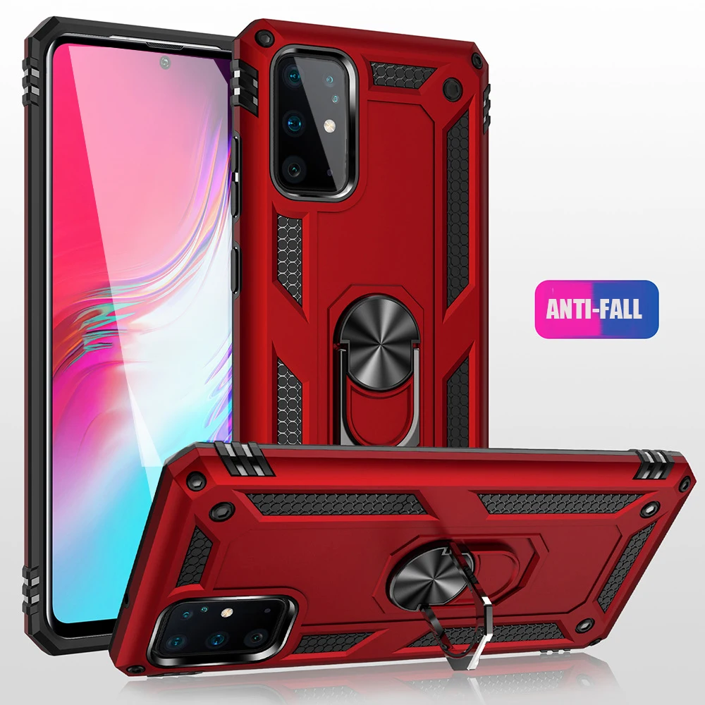 360 магнитное кольцо чехол для Samsung Galaxy S20 Ultra S10 S9 Plus S10e телефона A51 A71 A81 A91 A10 A50 полное