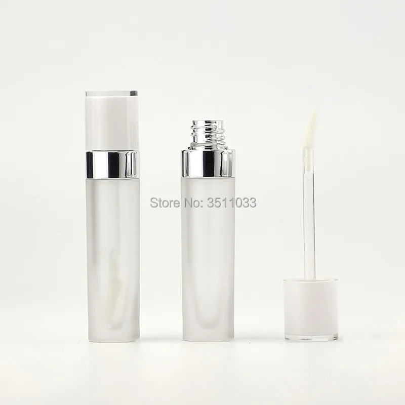 Новый прозрачный Круглый Тюбик для блеска губ 6 мл пустые пластиковые тюбики