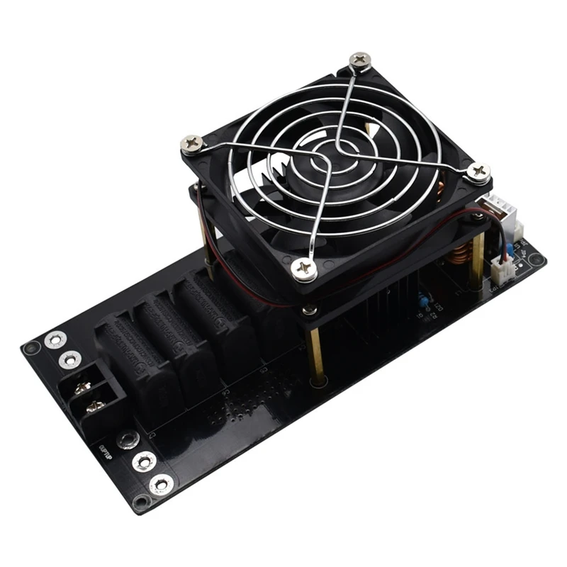

1000W High Power Induction Heating Board with Tesla Coil Cooling Fan 12-36V 20A Heating Plate Module Finished Product
