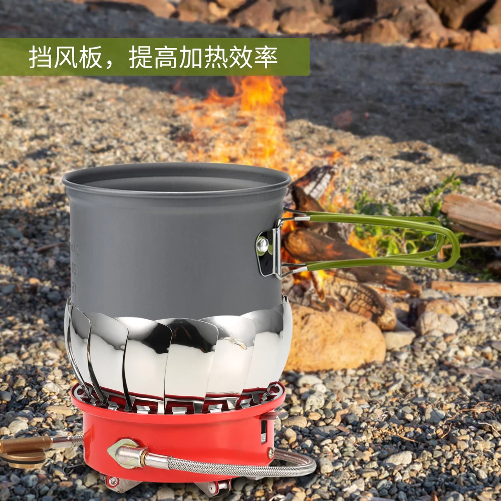 Lixada плита ветрозащитный пьезо зажигания Lotus газовая Открытый горелка для