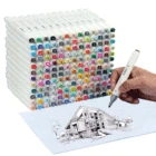 Touchfive 3060168 цветов художественные маркеры масляные спиртовые маркеры для рисования кисть манга авторучка для анимации дизайнерский маркер