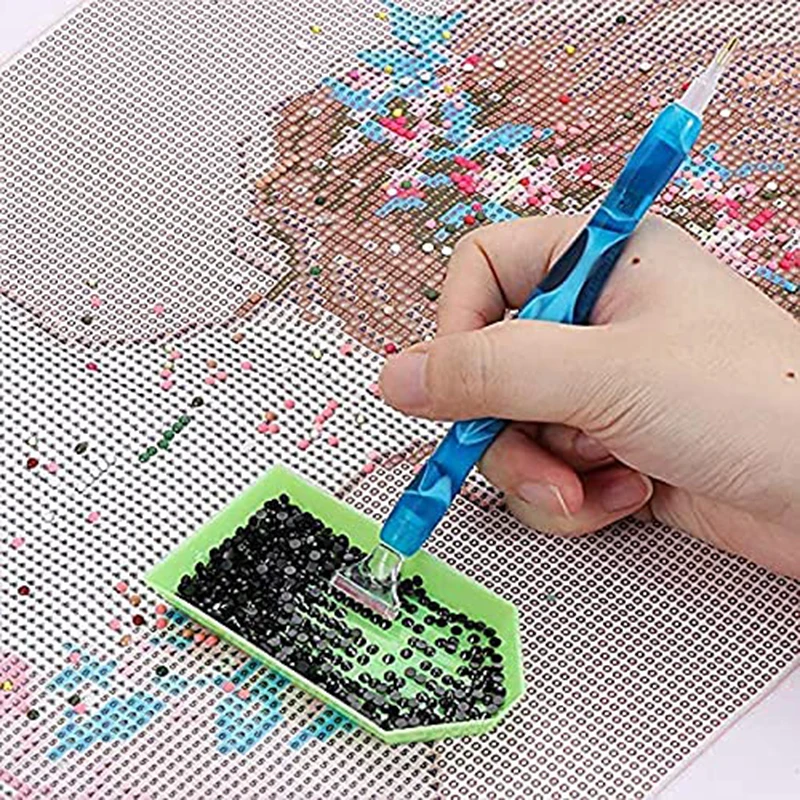 

Diamond Painting Pen, 5D Diamond Painting Tools Suit for Diamond Paintings Hobby, Pens with Glue Clay and Various Tips, Handturn