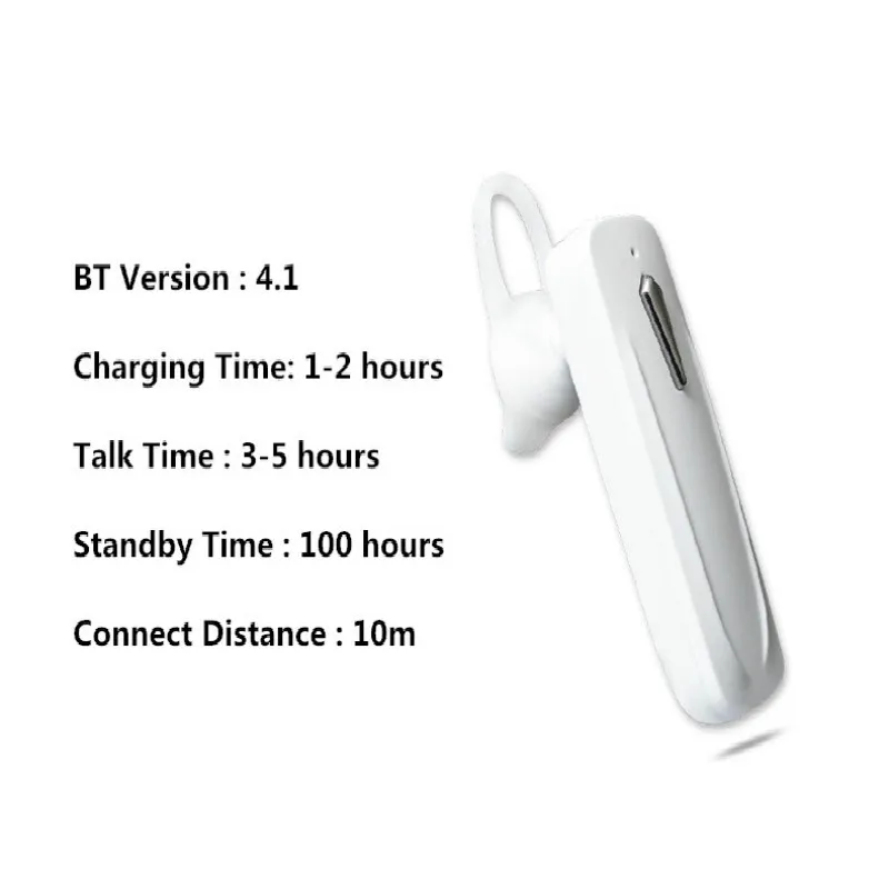 Новые наушники M165 Bluetooth 4 1 сверхлегкие беспроводные вкладыши без рук спортивные