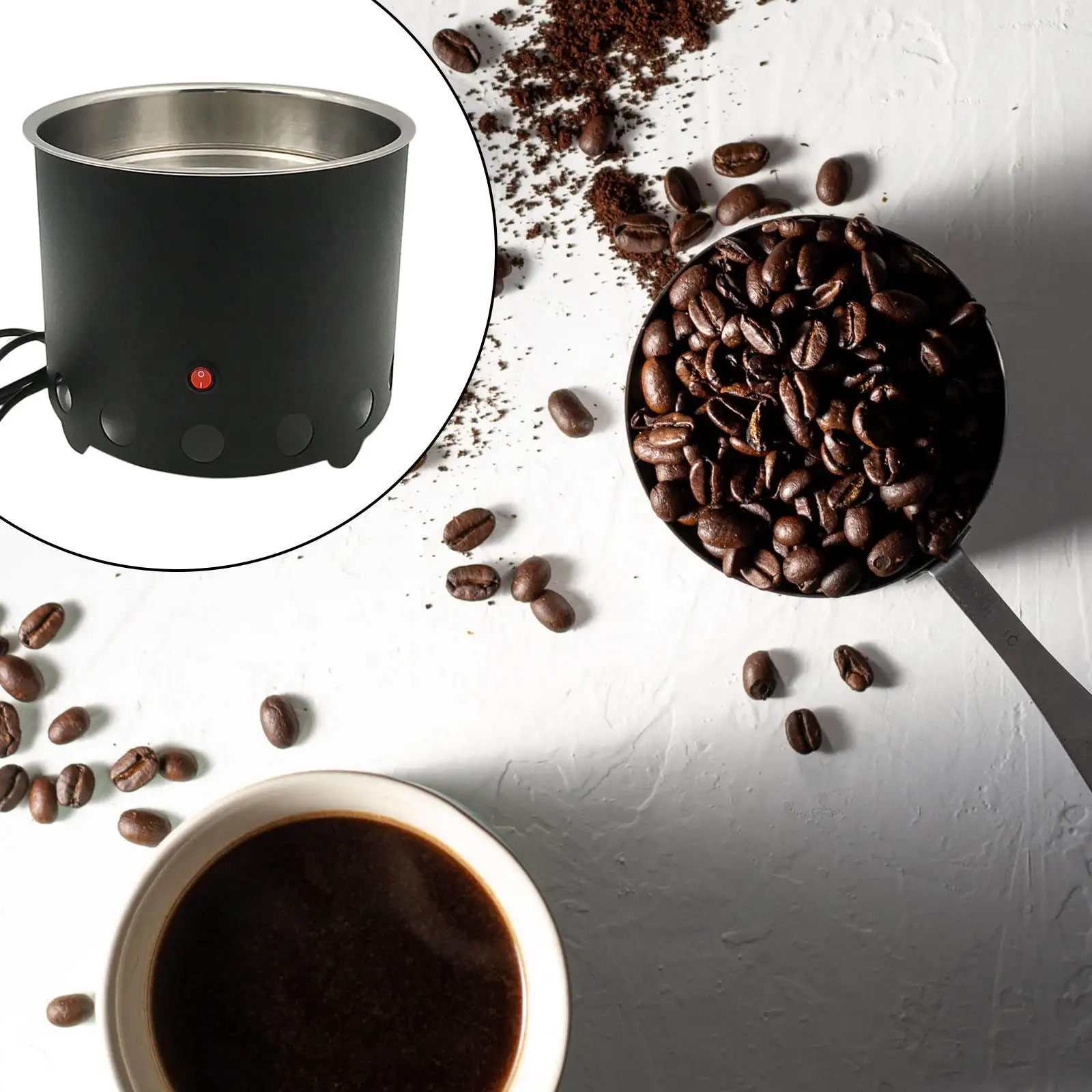 

600g Electric Coffee Bean Cooler Small Home Coffee Roasting Radiator Coffee Bean Cooling Plate With Filter 110V