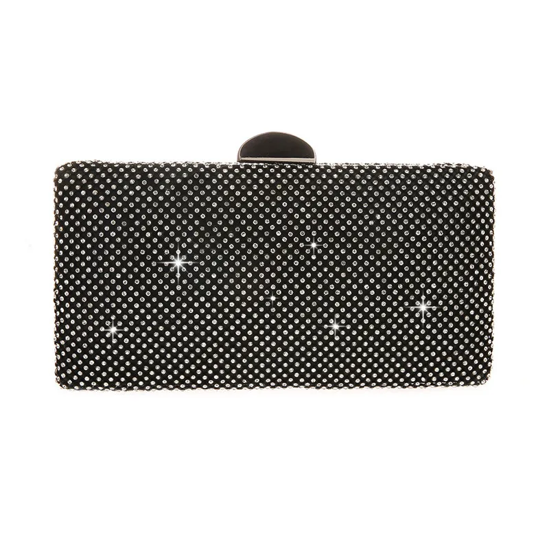 

New 2019 lady evening bag summer rhinestone clutch bag wedding bride bag sweet fashion handbags chain shoulder messenger bags