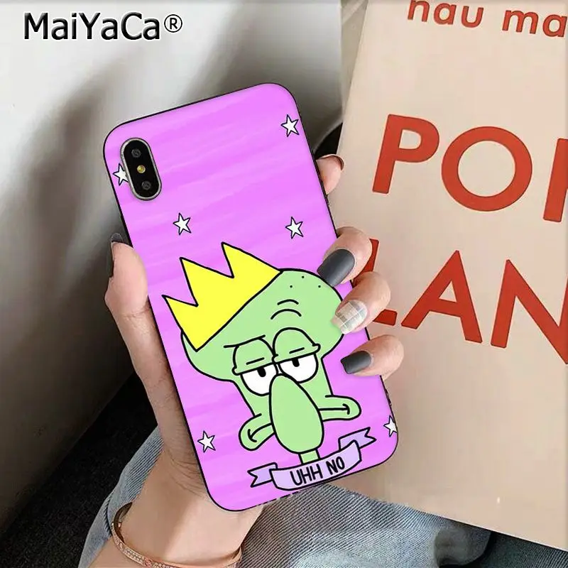 MaiYaCa милый мультфильм кальмарные щупальца ТПУ силиконовый чехол для телефона Apple iphone 11 pro 8 7 66S Plus X XS MAX 5s SE XR