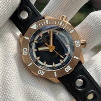 steeldive new arrival bronze mechanical watch sd1950s two crowns unique desgin 3000m waterproof deep sea mens diving watch vent