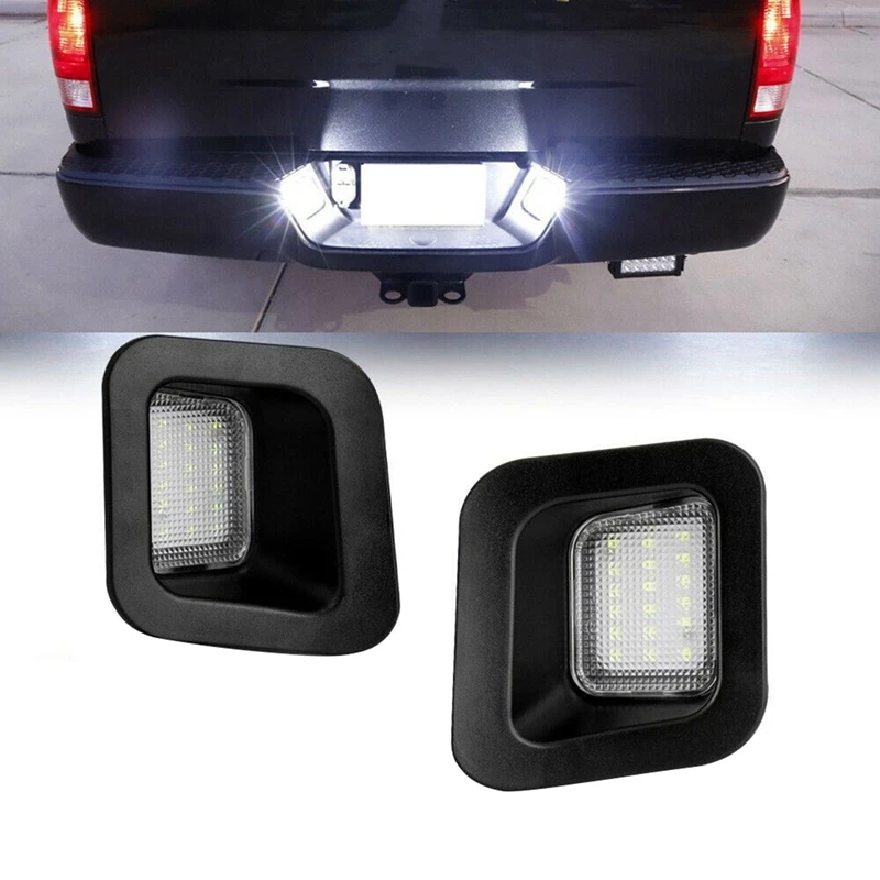2 Set Car Accessories: 1 License Plate Rear Bumper Lights & Window Door Lock Switch Bezel Panel | Автомобили и мотоциклы