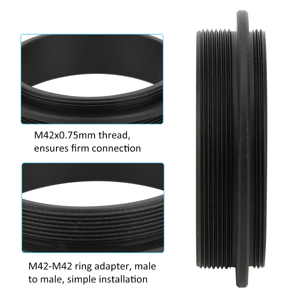 M42-M42 M42x0.75mm 42mm-42mm Male-to-Male Coupling Ring Adapter for Filters Photo Studio | Электроника