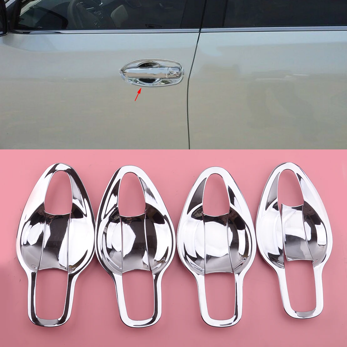 

Хром Стиль наружные двери с жалюзийными решётками ручки чаши планки защитные чехлы подходят для Nissan Qashqai J11 2014 2015 2016 2017 2018 2019 2020