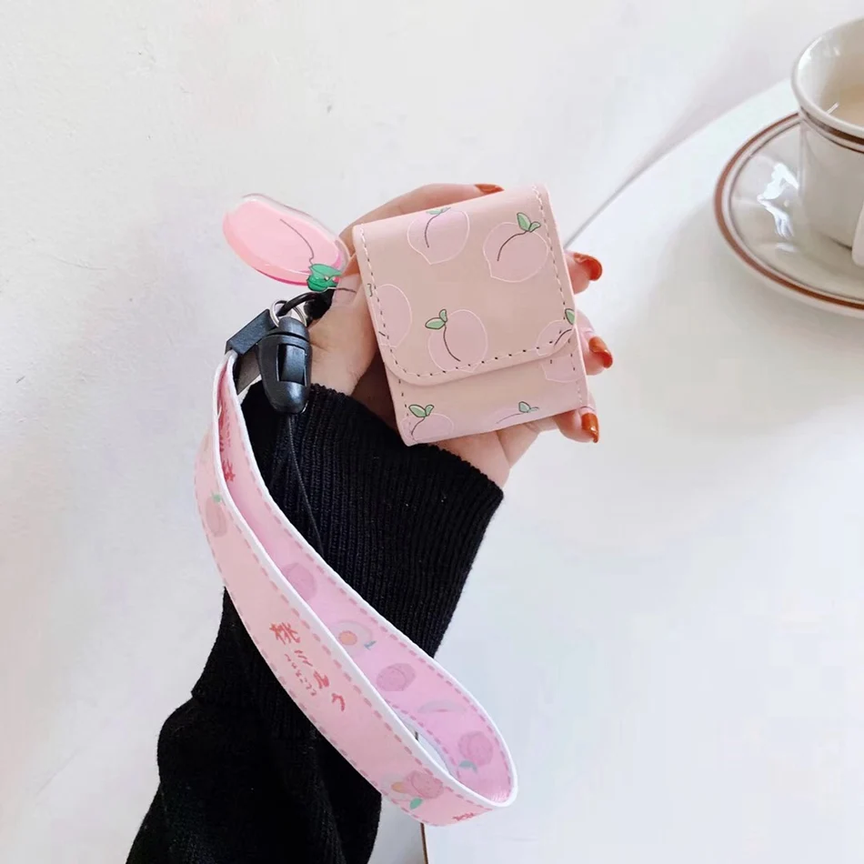 Many Peach Чехол для AirPods милый мультяшный слон кожухи головных телефонов для Apple Airpods 2 забавные аксессуары защитный чехол с кольцом на палец - Цвет: Many Peach