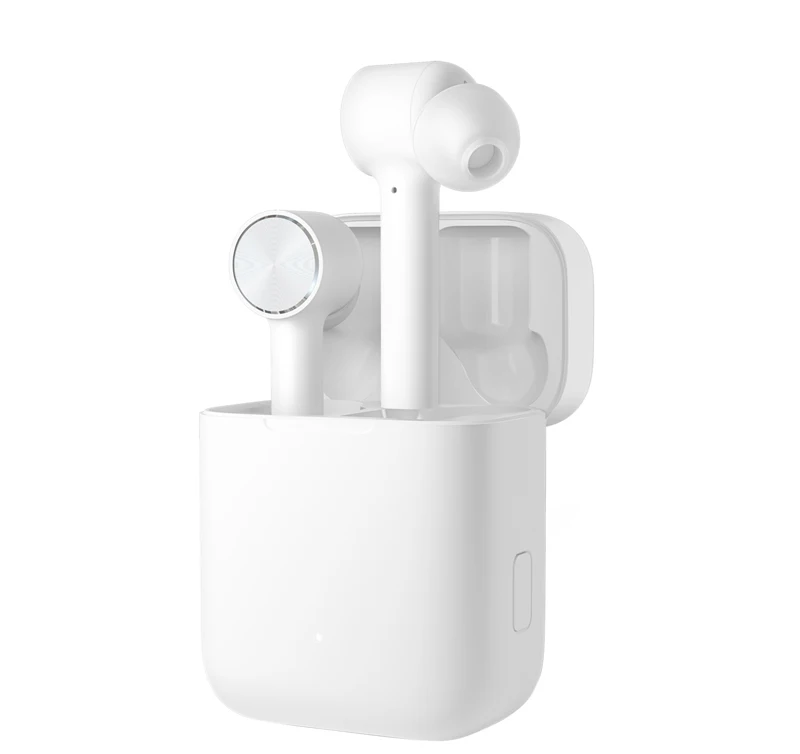 White Оригинальные наушники Xiaomi Airdots Pro TWS, Bluetooth гарнитура, стерео, автоматическая пауза, переключатель ANC, ENC, управление нажатием, беспроводные наушники - Цвет: White