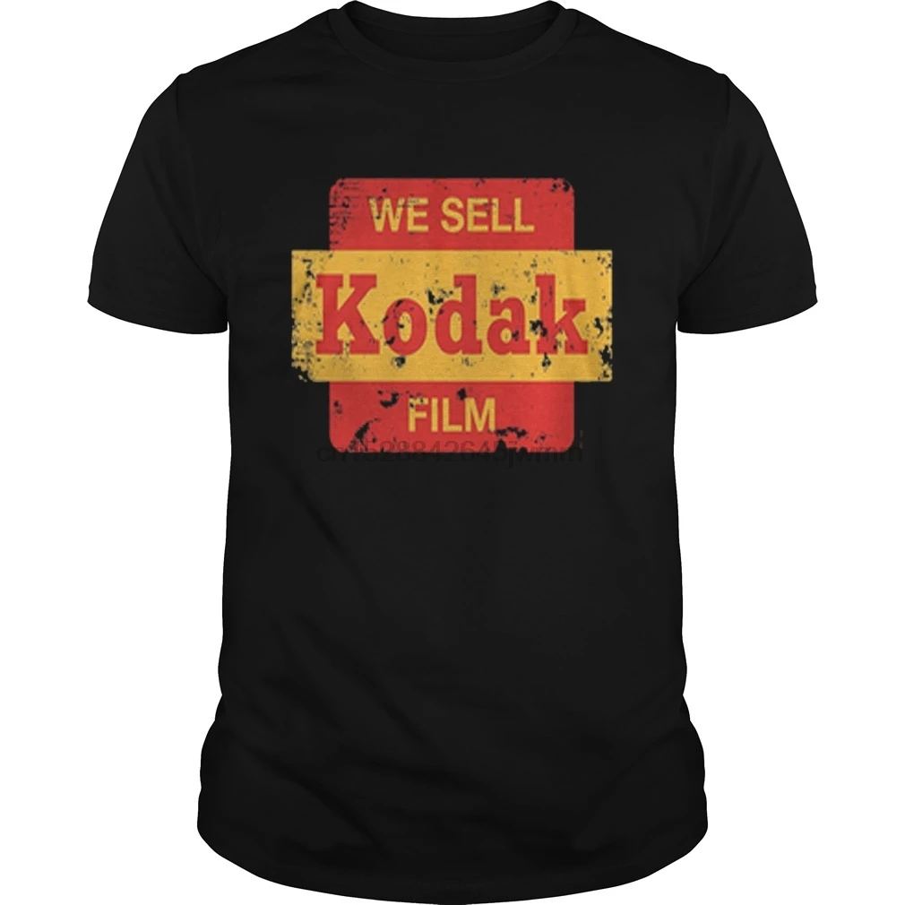 Мужская футболка винтажная мы продаем KODAK фильм классная с принтом Футболки -