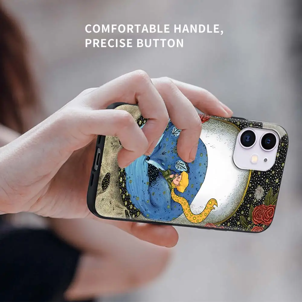 

The Little Prince Fox Tpu Phone Case For Apple iPhone 7 11 12 Pro XR X 6 6S XS Max 5 5S 8 Plus SEF Soft Coque Mobile Cover