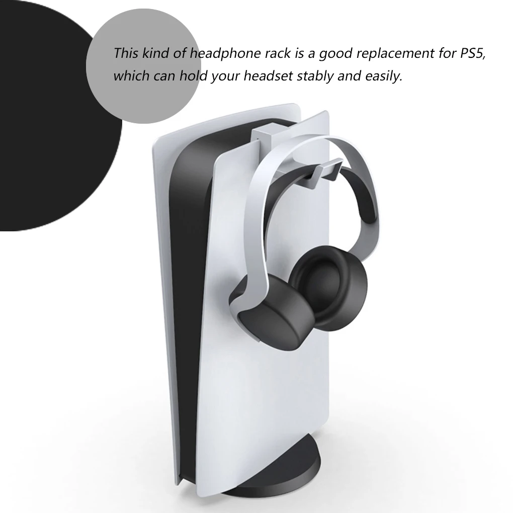 

Headphone Wall Mount Holder Bracket Hanger Storage Stand For PS5 Host Headset Support For Playstation Console Game Accessories