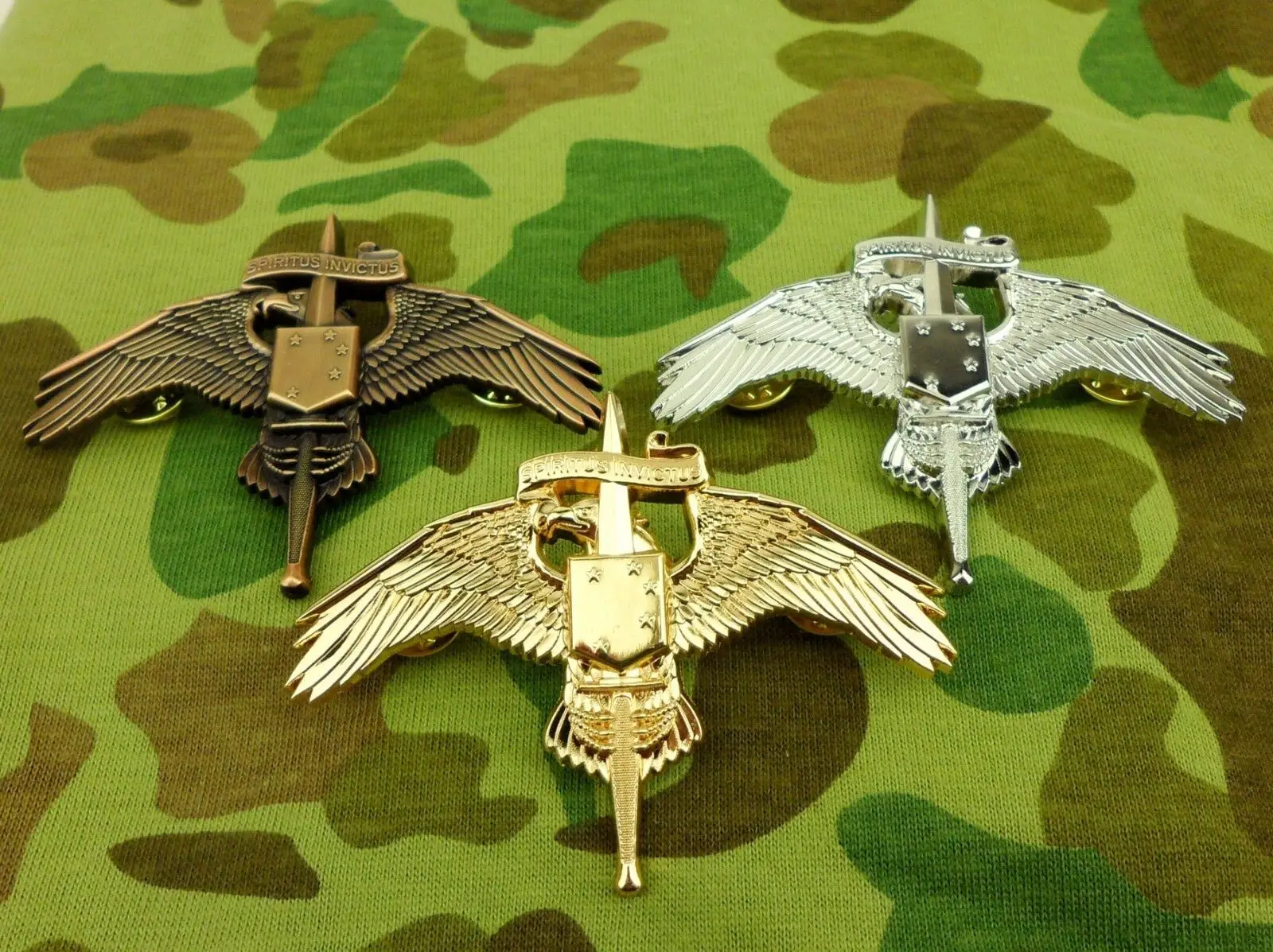 Tomwang201. Металлический значок USMC MARSOC в трех цветах с крыльями 0426|Спортивные