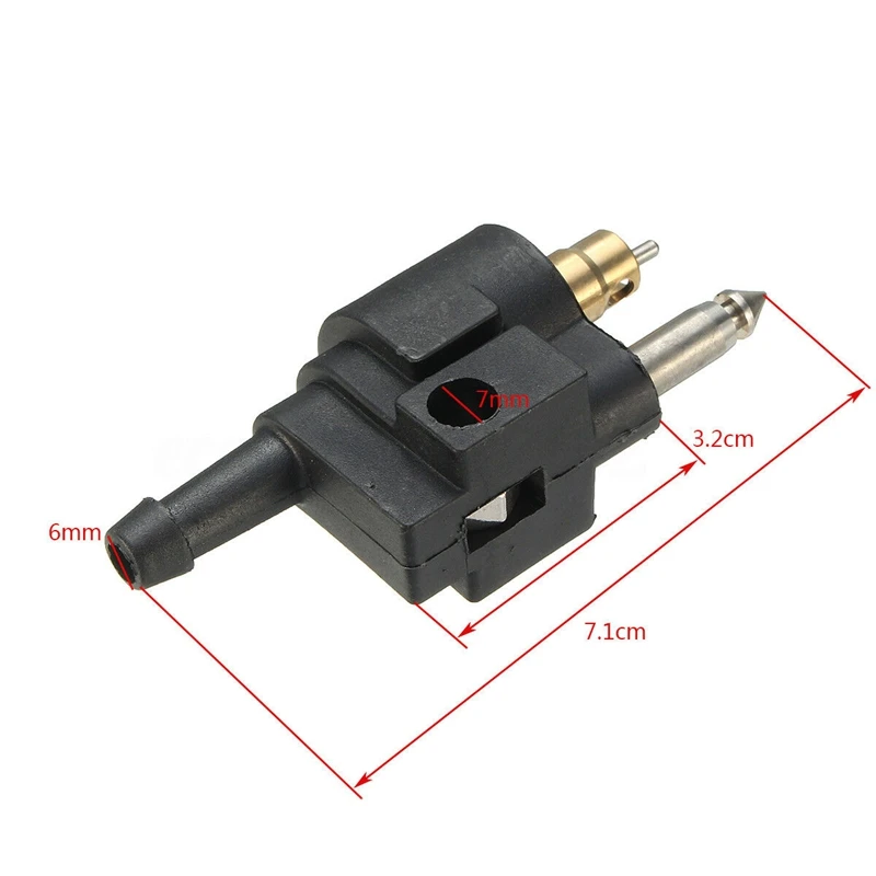 

6G1-24304-02 Fuel Line Connectors Fittings for Yamaha Outboard Motor 6mm Male