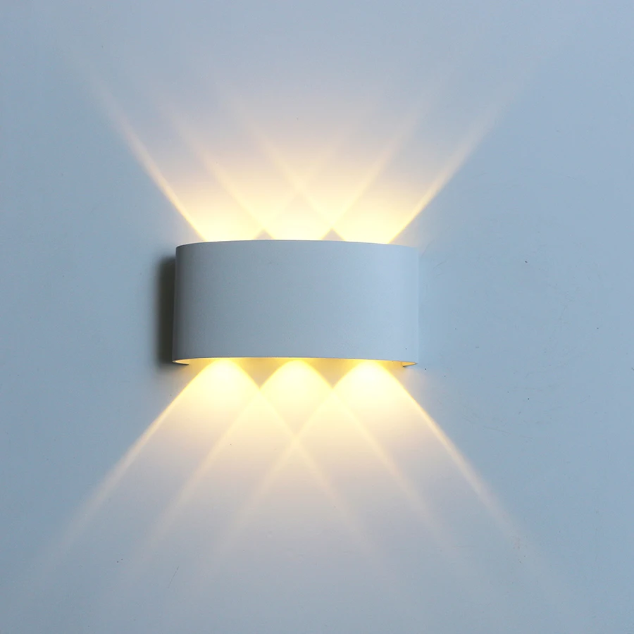 

Led Wall Lamp Aluminum Outdoor IP65 Waterproof Up Down Wall Light For Home Stair Bedroom Bedside Bathroom Corridor Lighting RF18