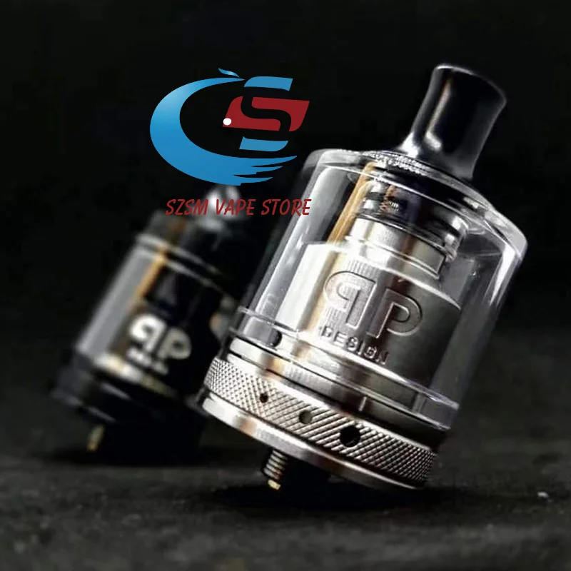 Qp дизайн Gata RTA MTL DL 24 мм 2 мл Верхний наполнитель одна катушка для и двойное кольцо