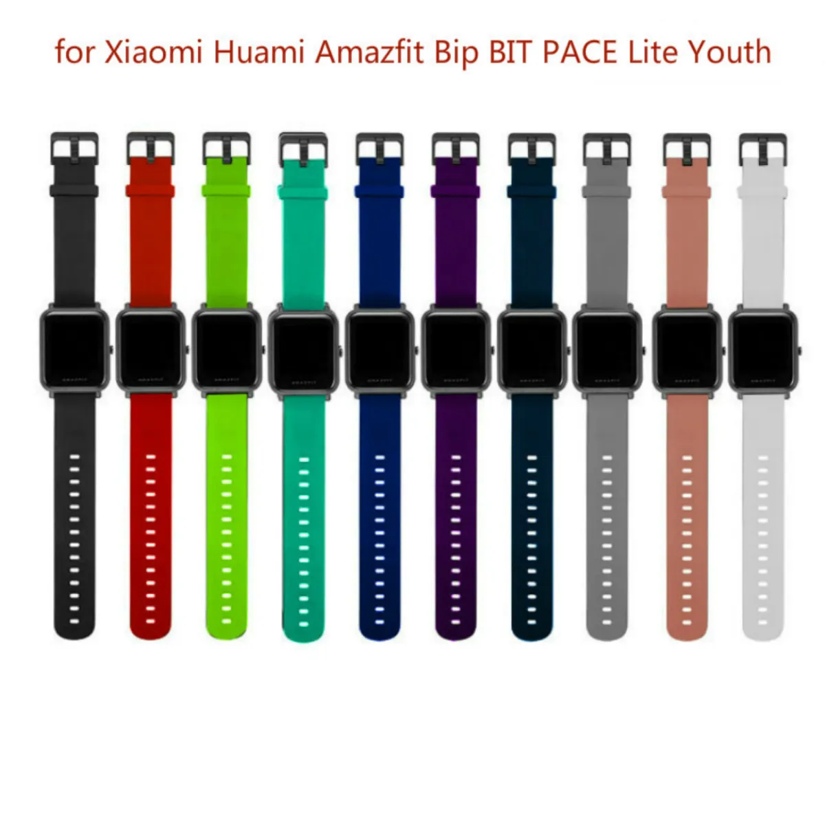 Умные часы аксессуары для Xiaomi Amazfit Bip умные 20 мм Молодежные спортивные наручные