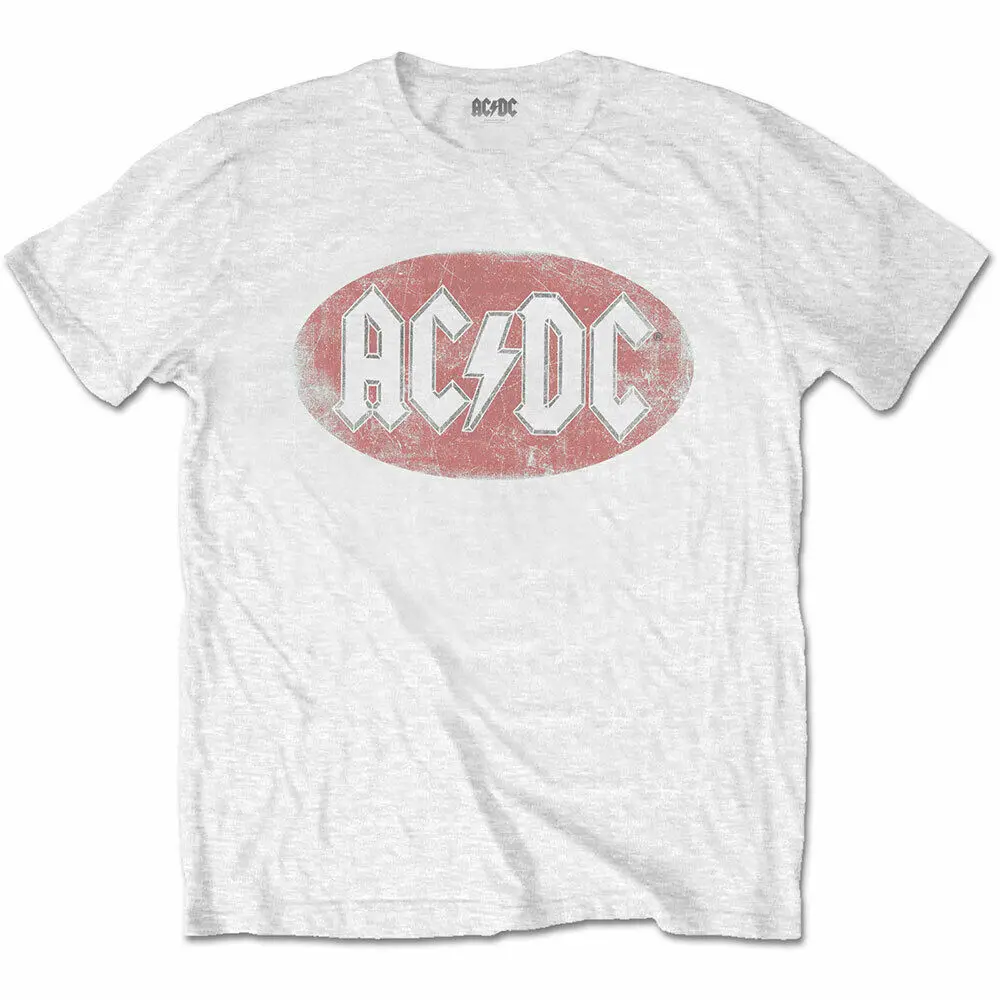 Acdc Ovale логотип Винтаж Ufficiale Merce футболка M L Xl nuva | Мужская одежда
