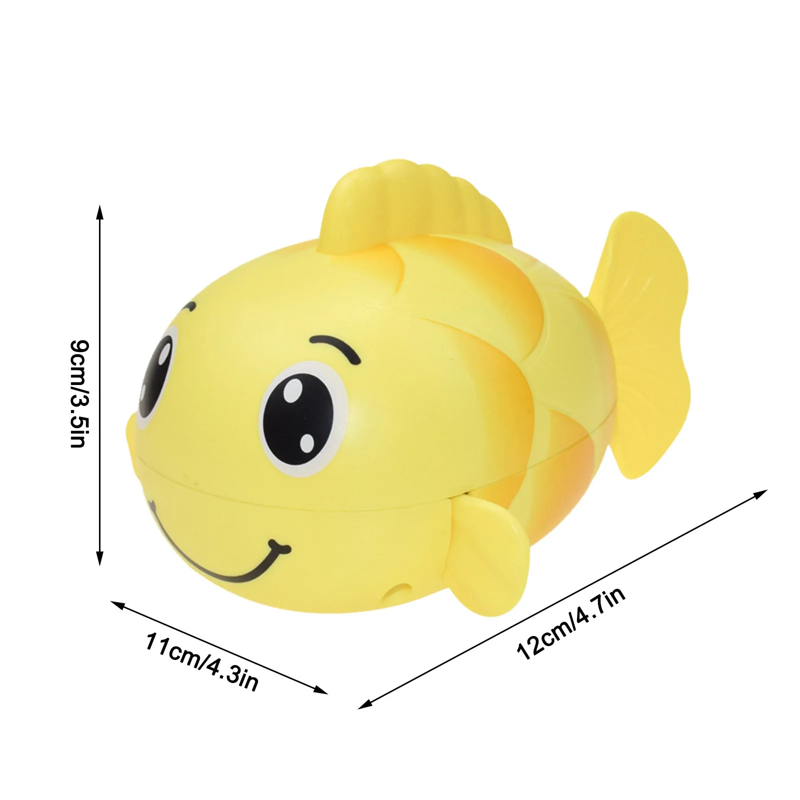 Детская летняя пляжная игрушка для купания водный карп веселая улыбка заводная