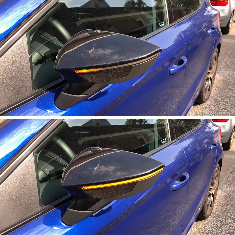 

Автомобильный Стайлинг для Seat Leon III 5F ST FR Cupra Arona KJ7 светодиодный индикатор поворота зеркальный светильник 2013-2018 динамический мигалка