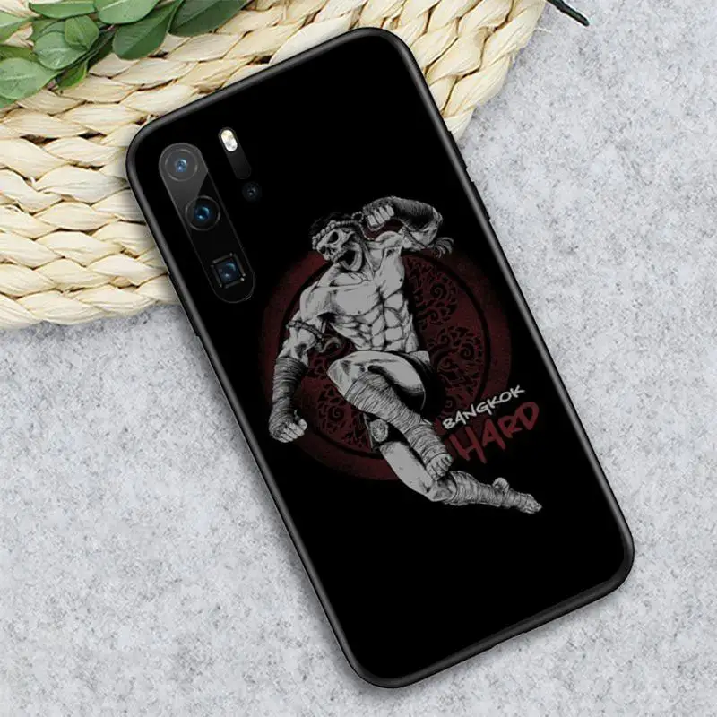 

Star grant Muay Thai Fight Boxing Phone Case For Huawei honor Mate P 10 20 30 40 i 9 8 pro x Lite smart 2019 nova 5t