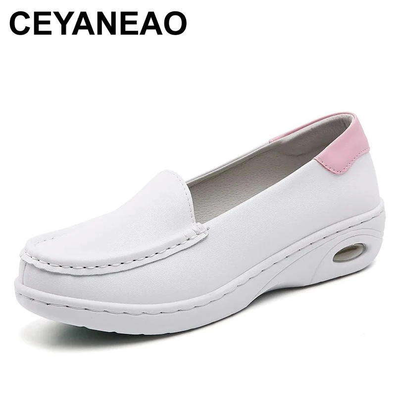 

CEYANEAO новая обувь для женщин плюс хлопок теплые Нескользящие Повседневные слипоны для медсестры модные ленивые кроссовки четыре сезона zapatillas