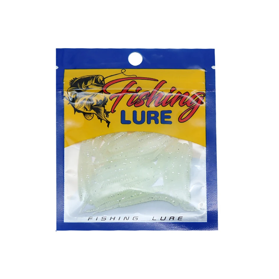 20 шт./лот силиконовая Мягкая рыболовная приманка искусственная плавающая для