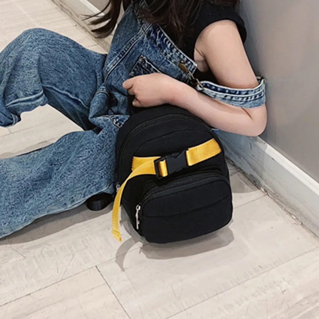 Детский рюкзак для мальчиков и девочек модный школьный из парусины детей