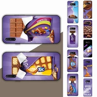 chocolate milka phone case for samsung note 5 7 8 9 10 20 pro plus lite ultra a21 12 72