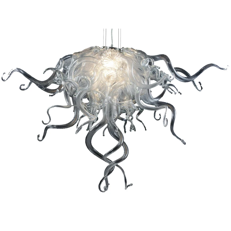 GIRBAN White lustre Ceiling Chandelier Living Room Indoor Lighting Decor LED 100% Hand Blown Glass Chandeliers for Dining | Лампы и
