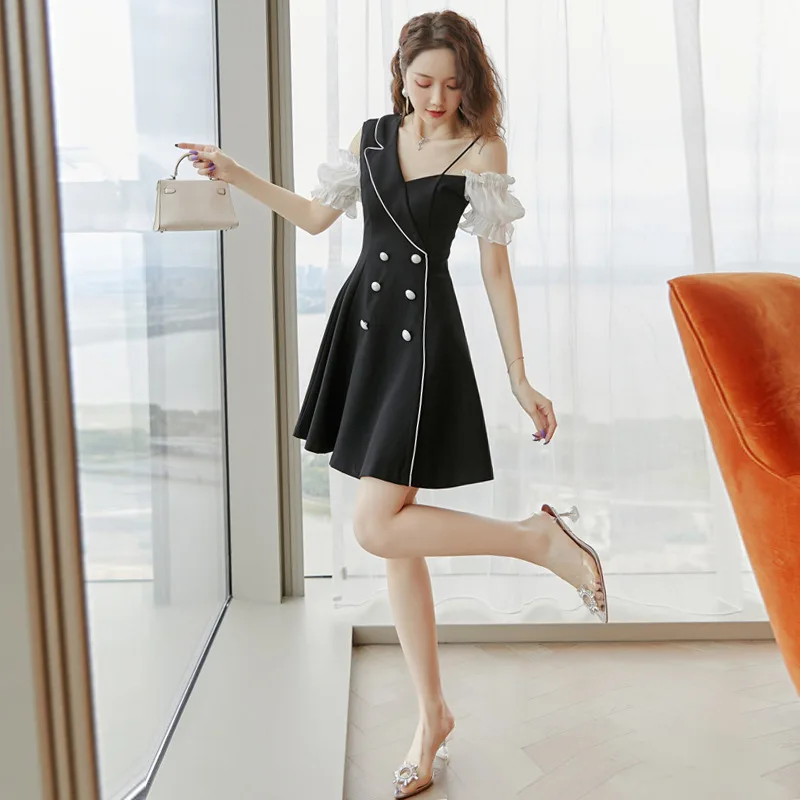 

Sexy One Should Short Sleeve Zipper Daily Formal A-line Prom Dress Party Robe de soiree Evening Gown Qipao Cheongsam