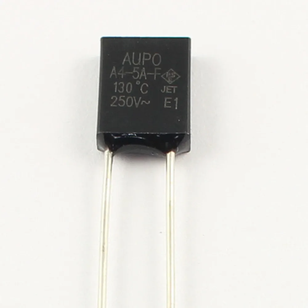 10 шт. AUPO Термальность предохранитель среза TF 130 градусов 250V 5A A4 F|thermal fuse|thermal fuse