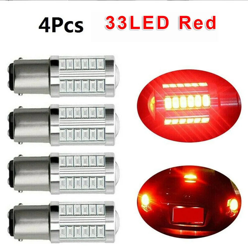 

Super bright LED Brake Light Replacement Auto Red BAY15D 1157 LED 33SMD