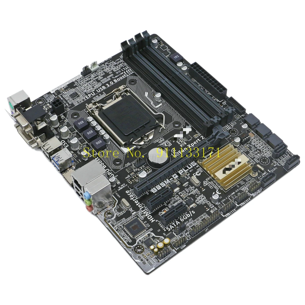 Для ASUS B85M G плюс материнская плата LGA1150 DDR3 USB3.0 SATA3.0 Intel B85 с чипом M ATX Поддержка I7