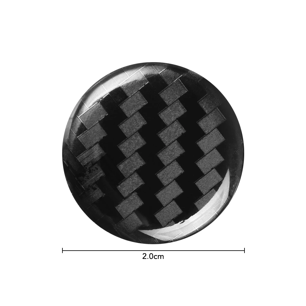 Защитная Наклейка с отверстием для ключей автомобиля из углеродного волокна Audi