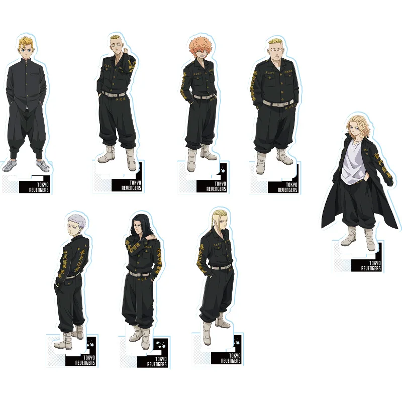 

Anime Tokyo Revengers Sano Manjirou Hanagaki Takemichi Acrylic Stand Figure Model Plate Display Desktop Decorative Birthday Gift