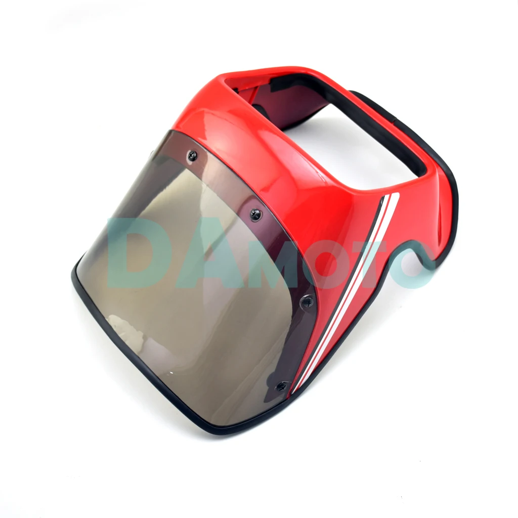 Передние фары для мотоцикла крыло корпус обтекатель боковые крышки юбки спидометр для suzuki GS125 - Цвет: headlight mask