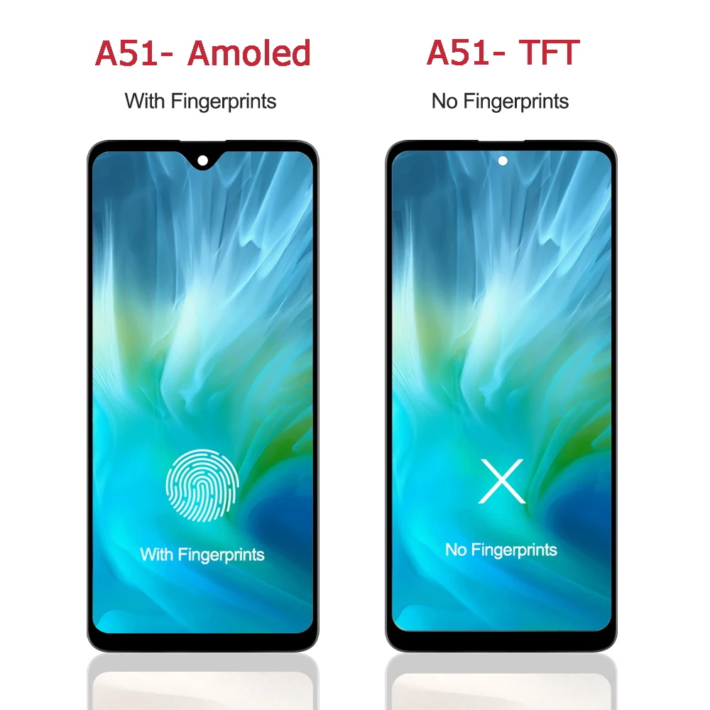 Pantalla Lcd Super Amoled para m&oacute;vil, montaje de digitalizador t&aacute;ctil para Samsung Galaxy A51, A515, A515, A515FN/DS, A515F-1