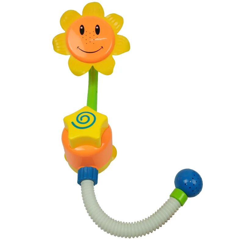 

Baby Bath Toys shower Rain Head Plastic Children Game Water Faucet Electric Water Spray Toy Swimming Bathroom ducha para nino