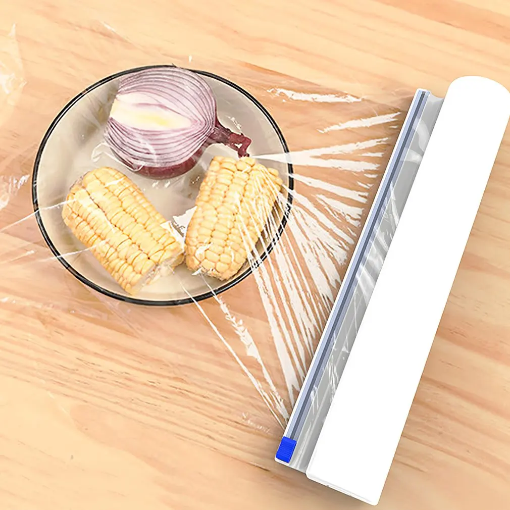 

Suction Cup Type Cling Film Cutter Household Cutting Box Cling Paper Foil Cutter Creative Kitchen Supplies
