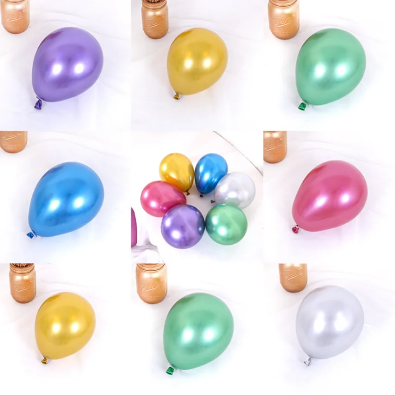 10 шт. 5 дюймовые металлические латексные воздушные шары арка взрыв грунта