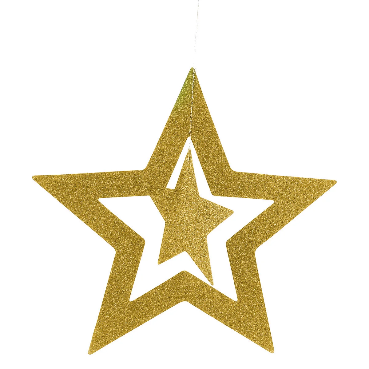 7 шт. Звезда стиль подвесной полой бумаги звезда гирлянда цепочка для праздника