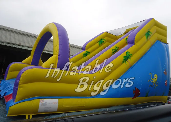 

Factory Price PVC Material Outdoor Inflatable Slide Water Pool Slide Combo Games