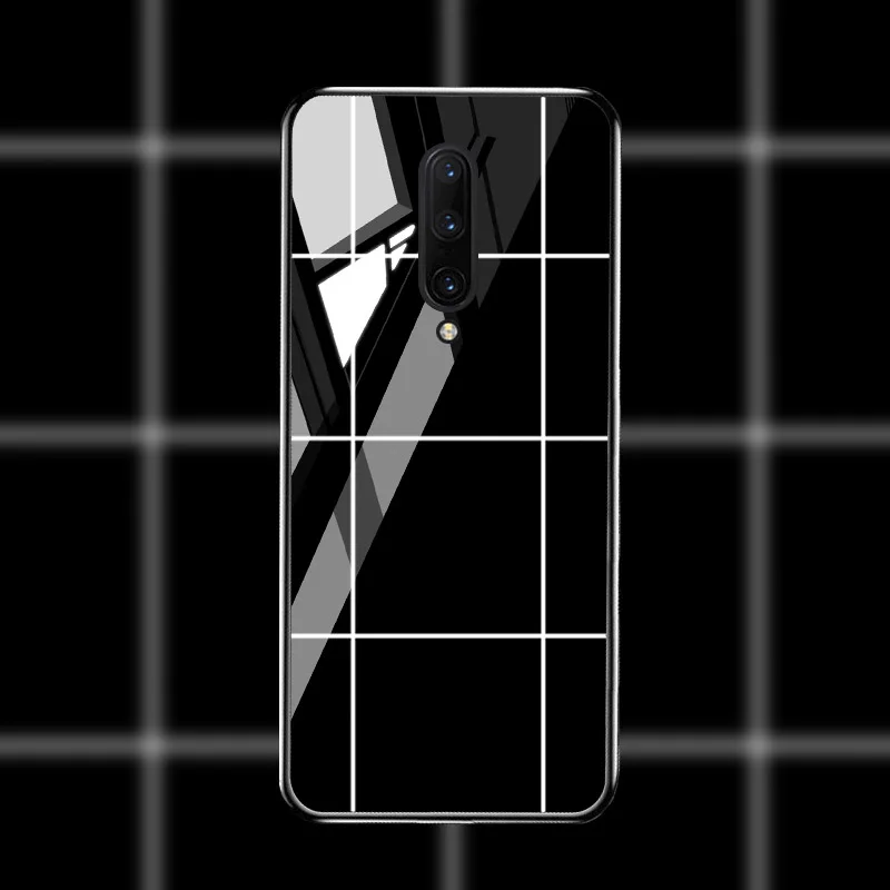 M038 Чехол из закаленного стекла для Oneplus 7T 7 Pro чехол s On для One plus 7T 7 Pro Чехол Coque Funda Bumper Coque для OnePlus 7 Pro - Цвет: M038