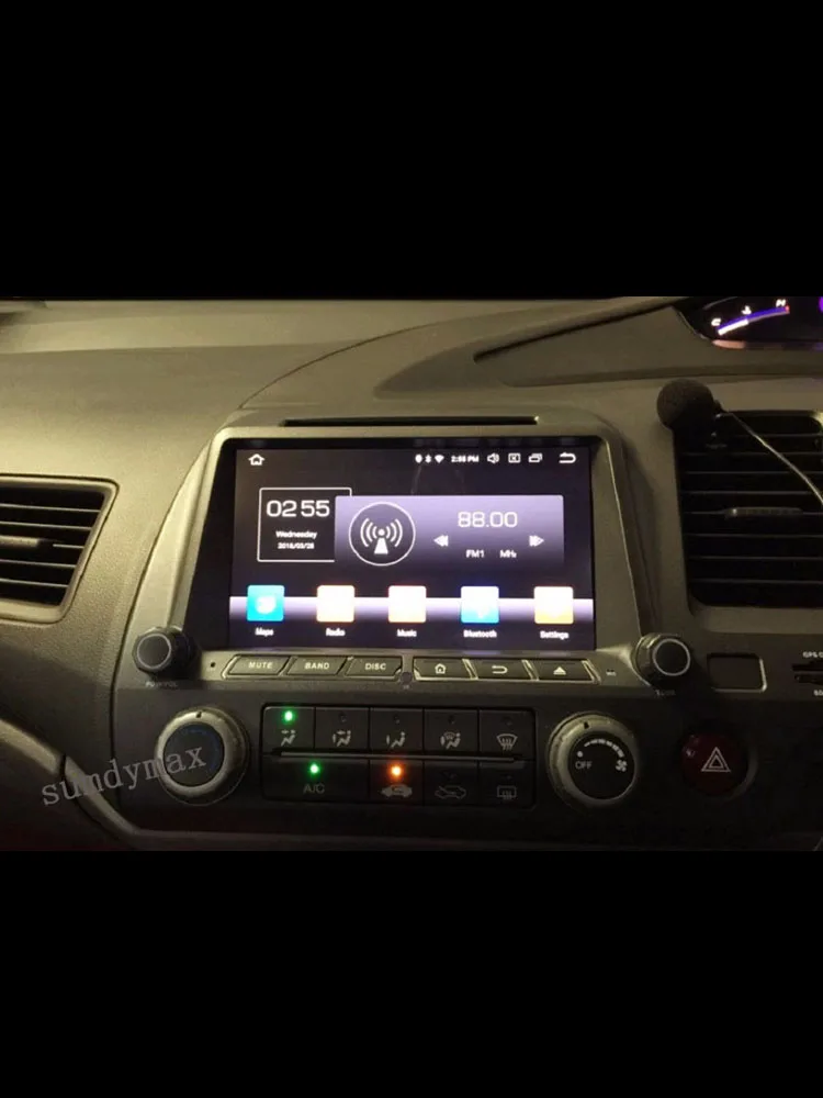 Автомобильный dvd-плеер 8 дюймов мультимедийный gps-плеер для honda civic right driving 2006-2011 с