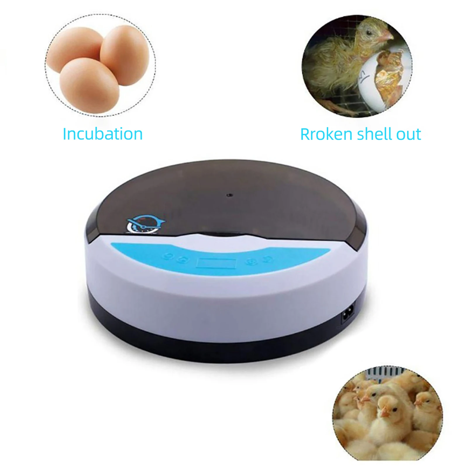 

Mini 9 Egg Incubator Farm Hatching Automatic Digital Temperature Humidity Led Control Brooder Poultry Quail Chicken Duck Bird