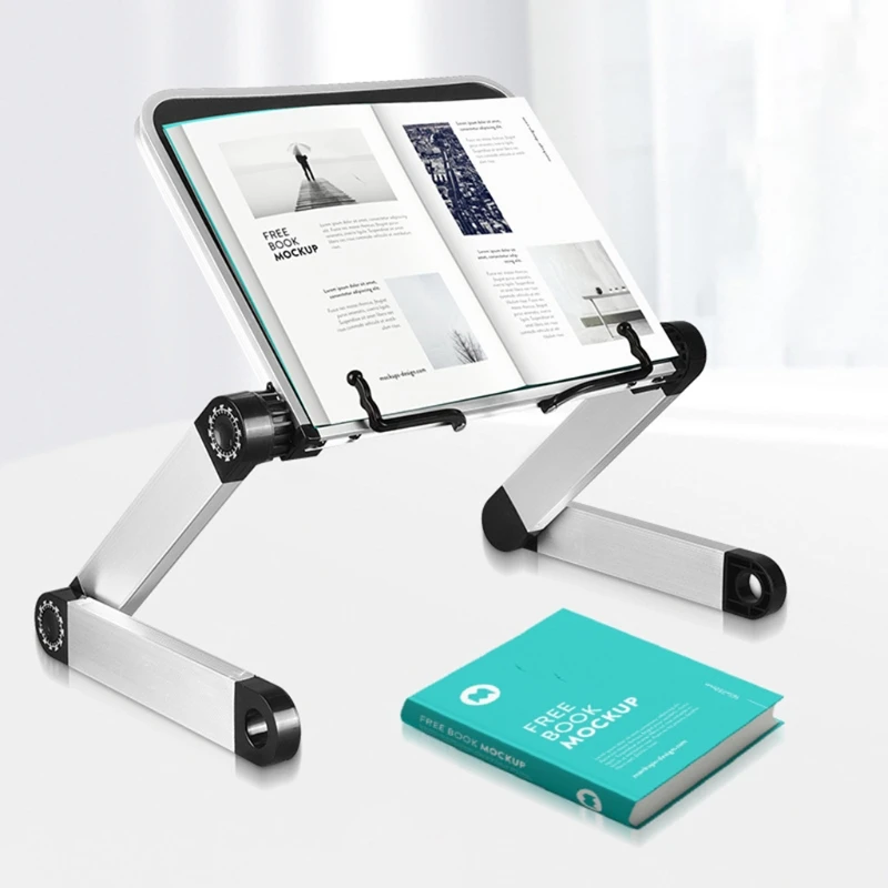 Новинка 2021 складной держатель для книг чтения подставка книжного шкафа 360